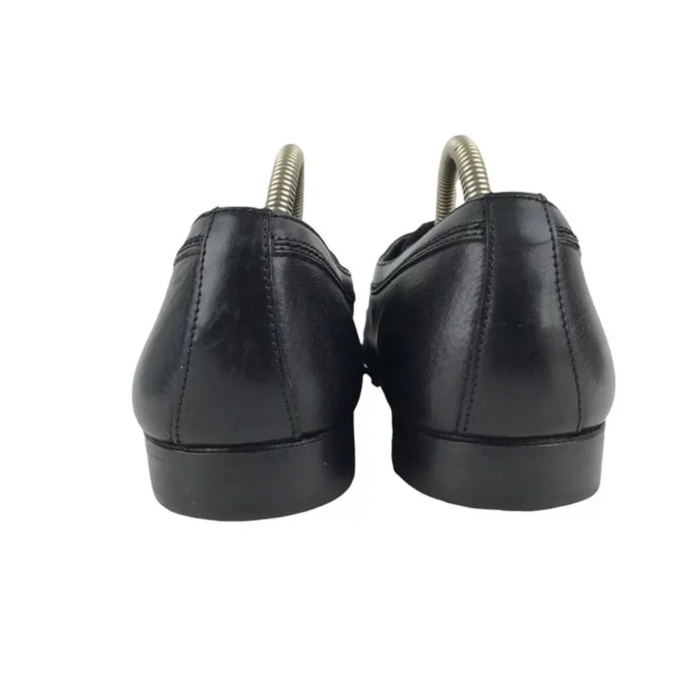 Jarman International Collection Mens Black Leather Oxford Dress‎ Shoes Size 10.5